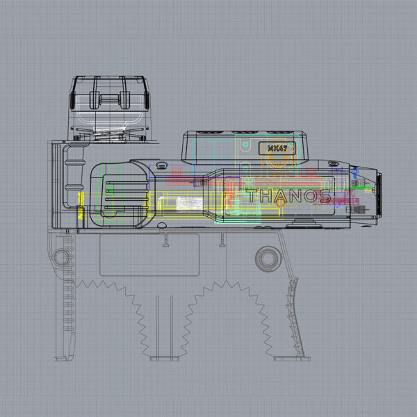 MK47 safety features and indicator lights.